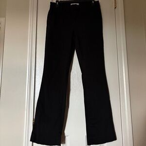 Lila Ryan Size 6 Black Jenalyn Bootcut Pants